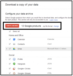 create archive gmail
